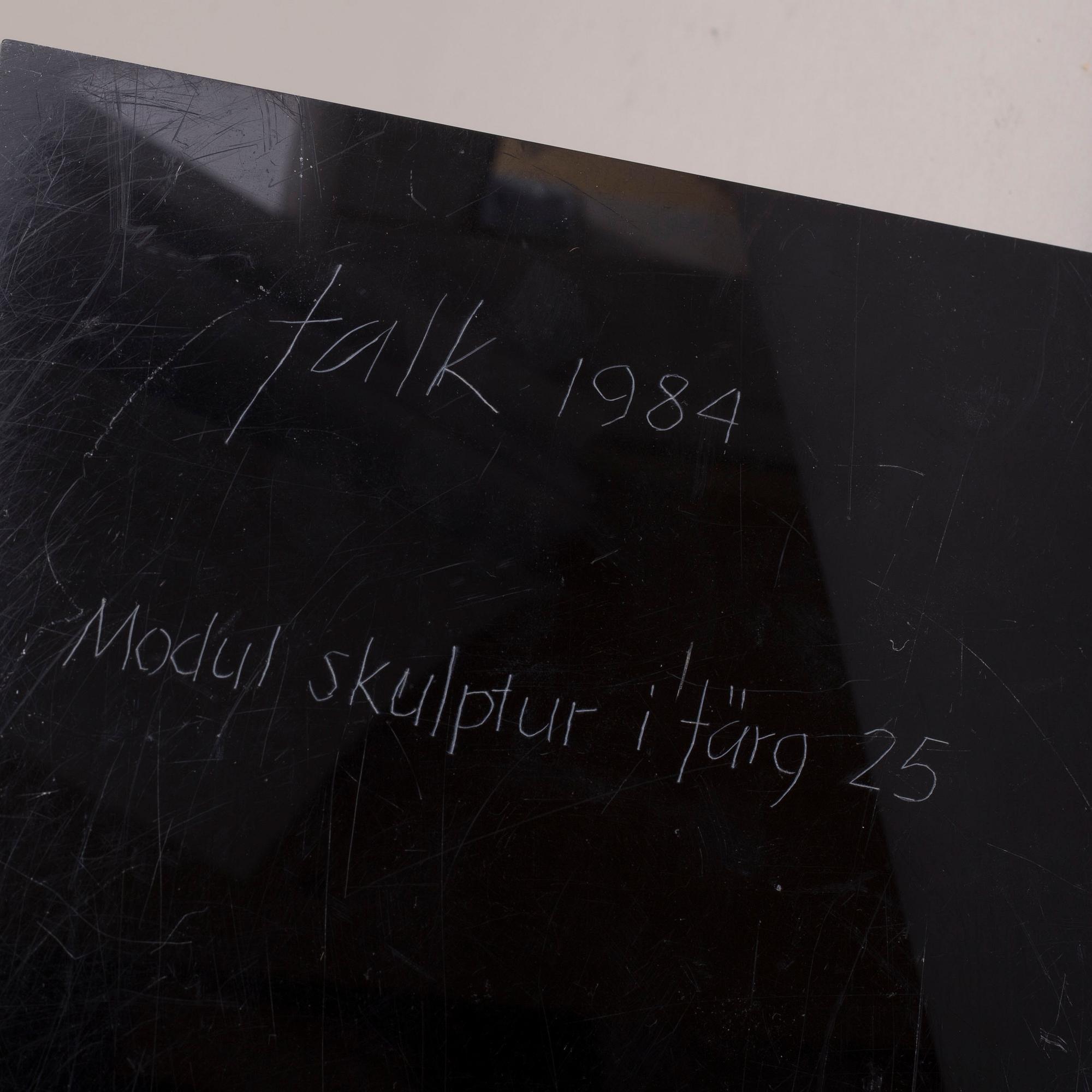 Lars-Erik Falk, 'Modul skulptur i färg 25'.