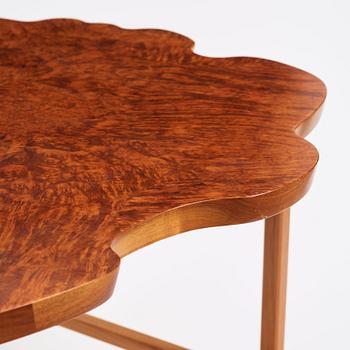 Josef Frank, a burled wood veneered top table, Svenskt Tenn, Sweden 1950s, model 1057.