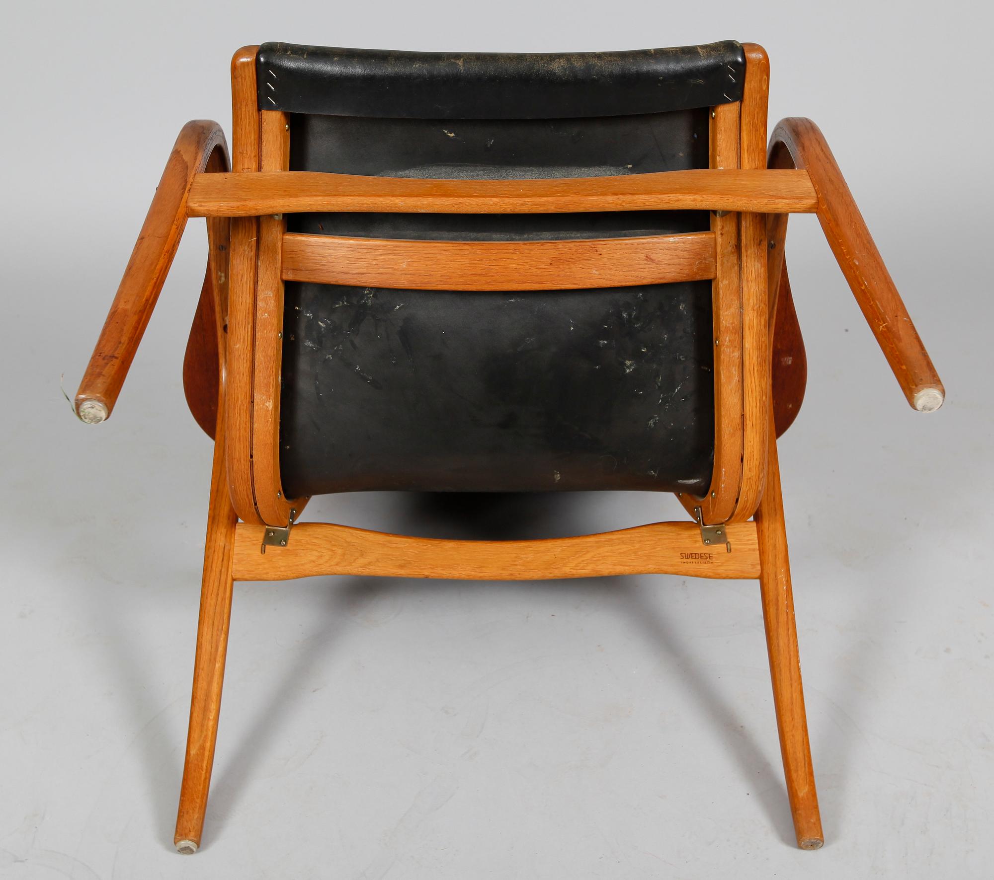 FÅTÖLJ, "Kurva", Yngve Ekström för Swedese.