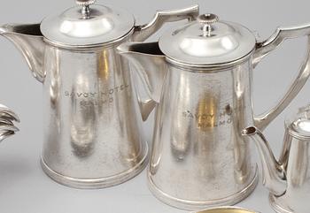 SERVISDELAR, 14 st, så kallat restaurangsilver, bl a Gense, 1900-tal.
