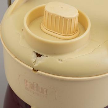 Two bakelite and plastic multipresses from Braun, 1950's.