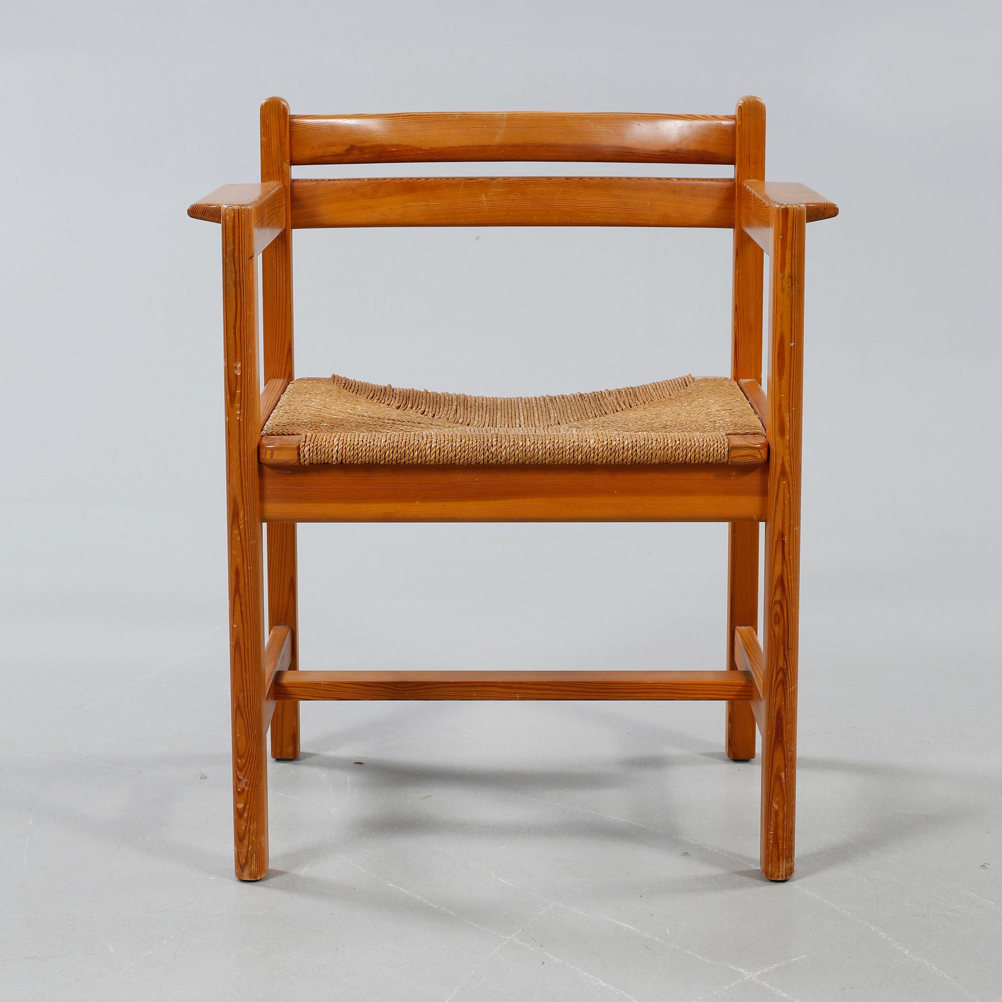 BORD SAMT STOLAR, 5 delar, Börje Mogensen, 1900-talets andra hälft.