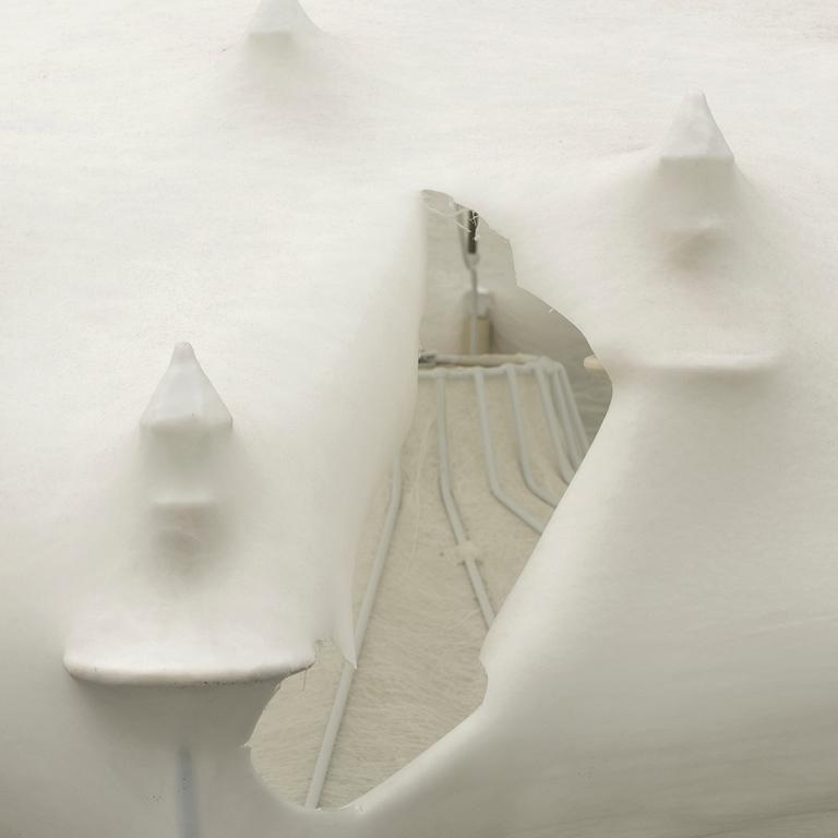 A ceiling lamp by Marcel Wanders, "Zeppelin 2", Flos, designed in 2005.