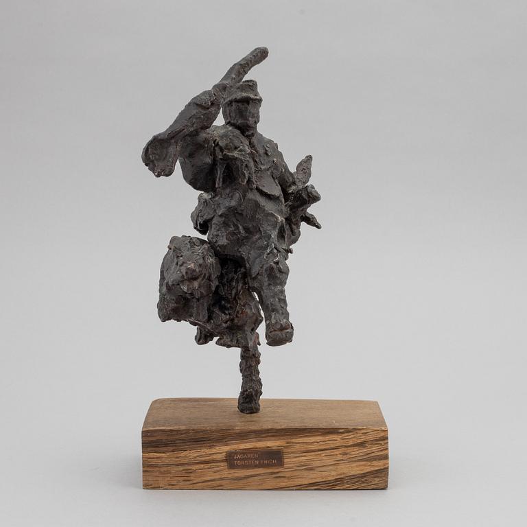 Torsten Fridh, skulptur. Brons. Signerad. Gjutarstämpel H Bergman.