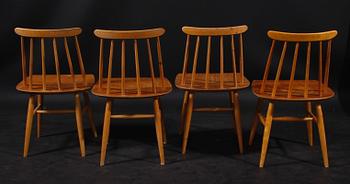 STOLAR, 4 st, "Fanett", Ilmari Tapiovaara Edsbyverken. Formgivna 1949.