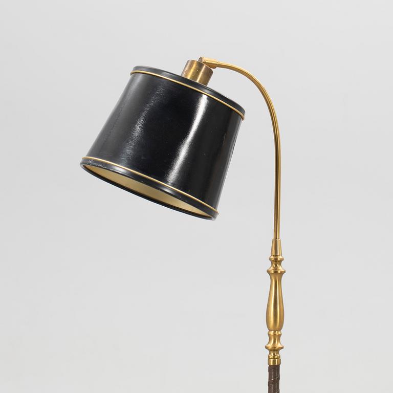 Einar Bäckströms Metallvarufabrik, floor lamp, model "5737", mid-20th century.