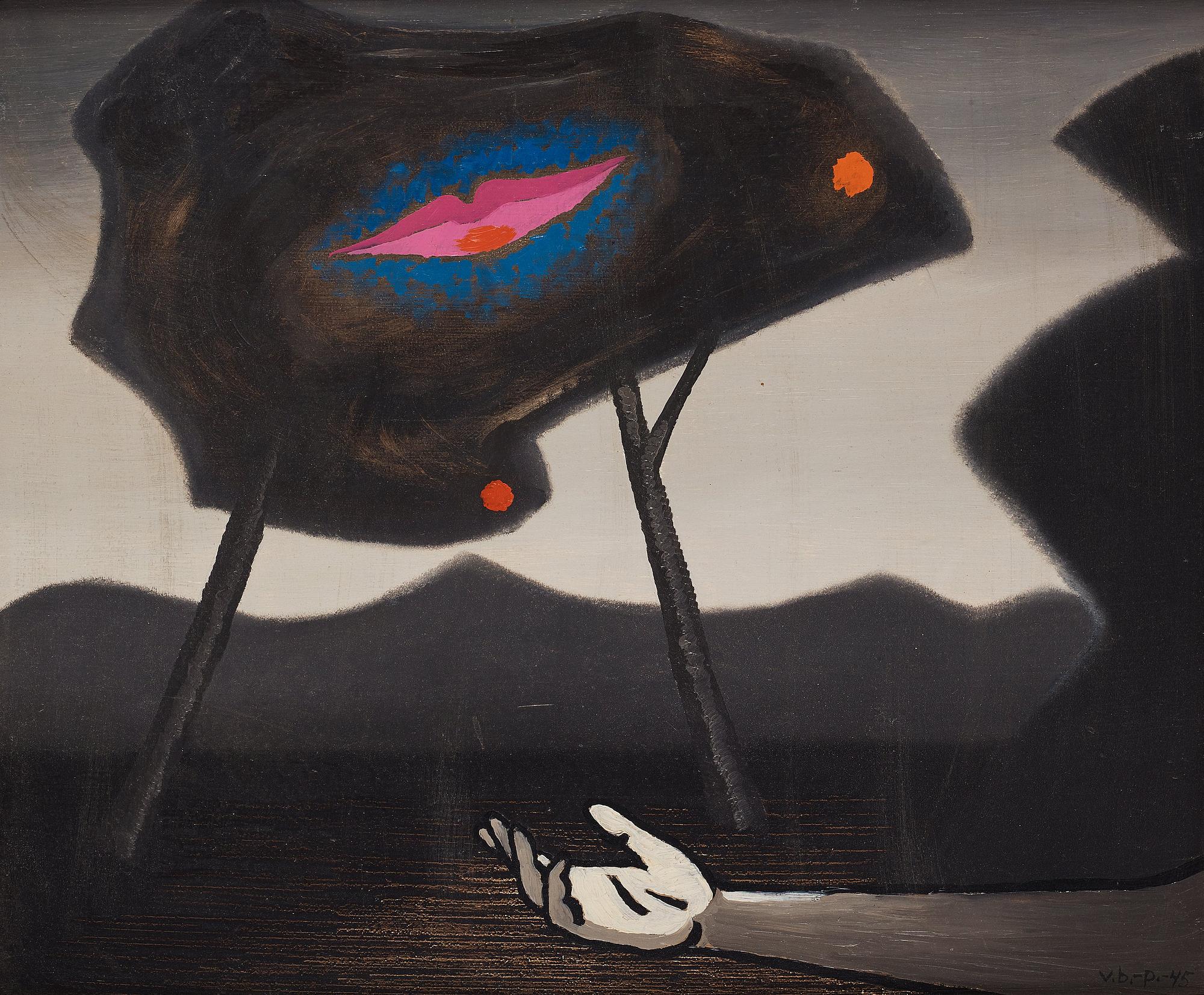 Vilhelm Bjerke-Petersen, Surrealistisk komposition.