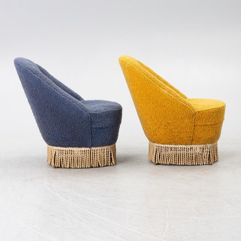 Armchairs, a pair, Casa E Giardino, Italy, second half of the 20th century.