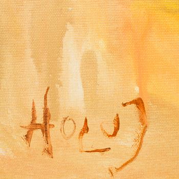 THOMAS HOLUJ, Oil on canvas, signed, dated 2013 vesro.