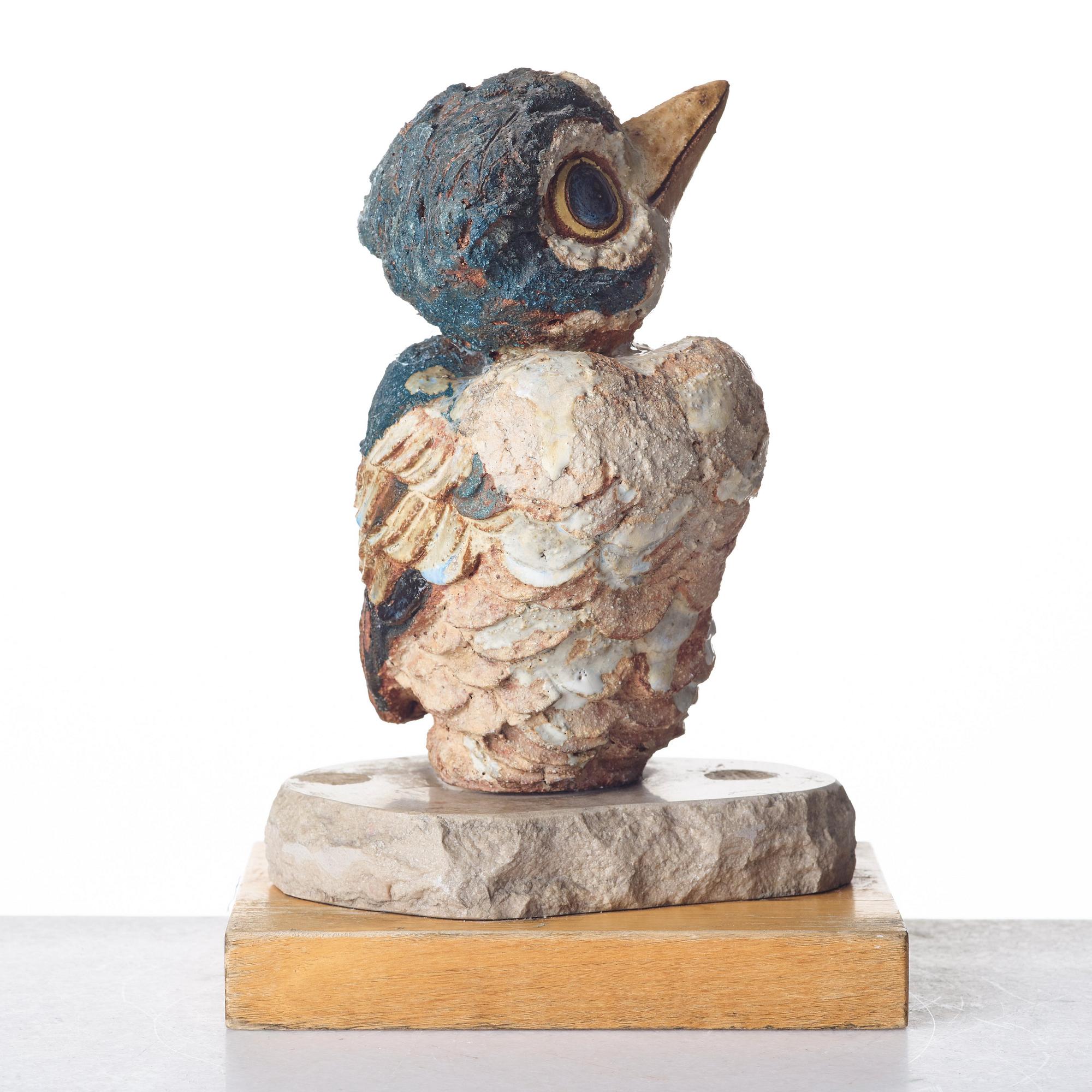 Tyra Lundgren, a stoneware sculpture, Sweden 1960-70's.