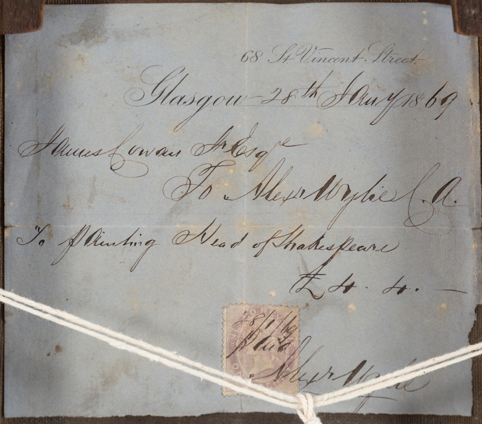 A portrait depicting William Shakespeare. Oil on canvas, 18th/19th century.