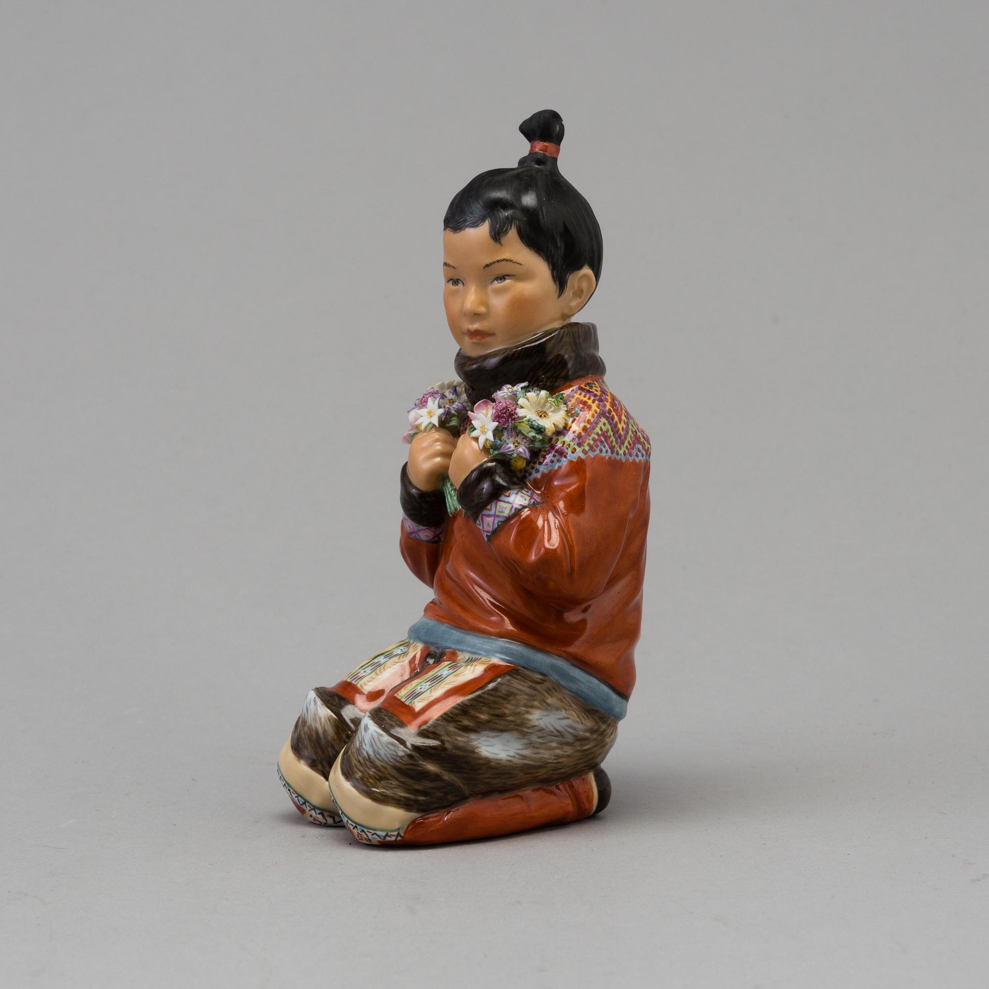 A Royal Copenhagen porcelain figure, 'Greenland', Denmark, 1940s.