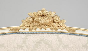 SOFFA, av Jacob Malmsten (mästare i Stockholm 1780-1788). Gustaviansk.