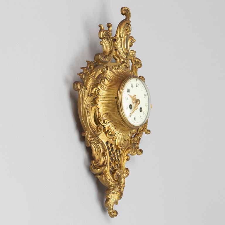 Väggpendyl, Frankrike, omkring år 1900. Louis XV-stil.