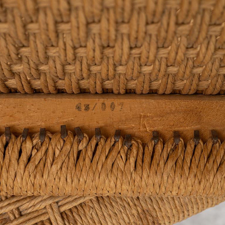 Niels Otto Møller, stolar, 6 st, modell 71, J.L. Møllers Møbelfabrik, Danmark, 1950/60-tal.