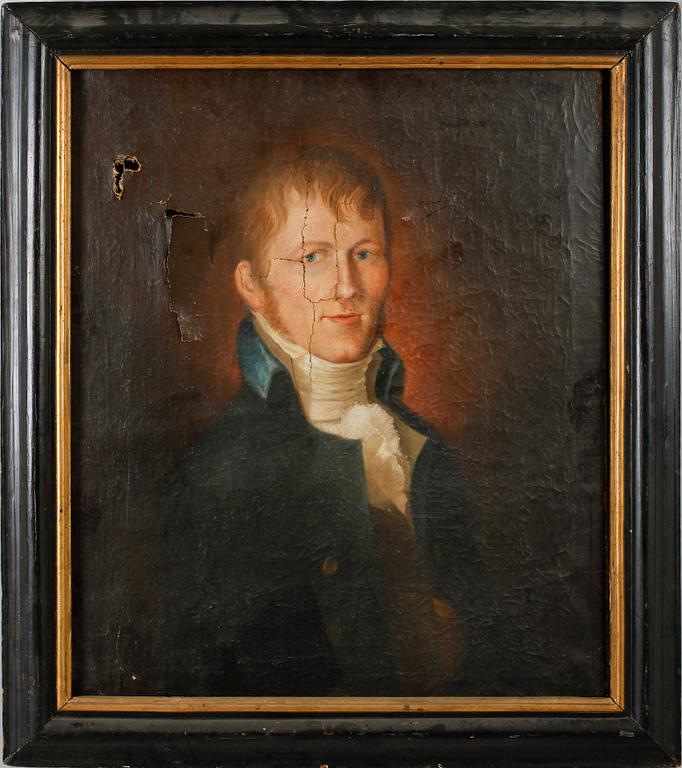 OKÄND KONSTNÄR, olja på duk, 1800-tal.