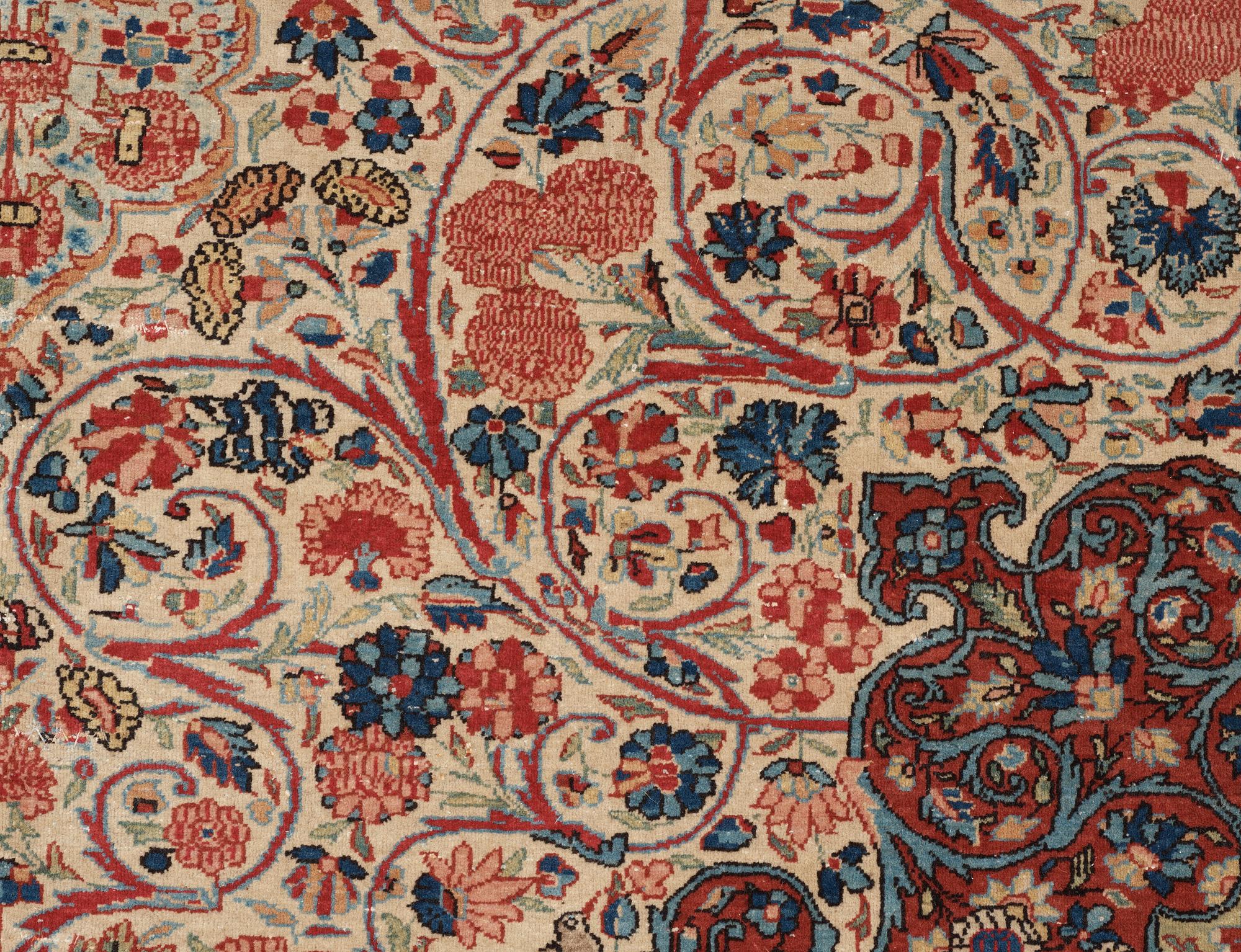 SEMI-ANTIQUE KASHAN. 361 x 263 cm.