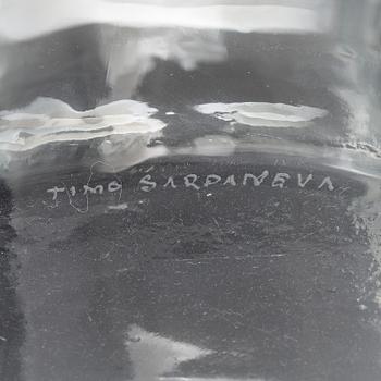 Timo Sarpaneva, a 1960's art glass object, signed Timo Sarpaneva.