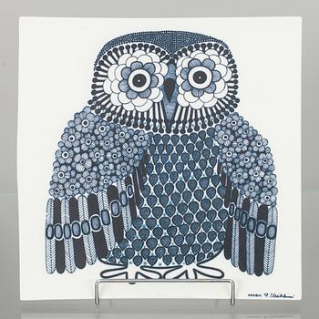 KERAMIKPLATTA, Raija Uosikkinen, Arabia, 480/24. 1900-talets senare hälft.