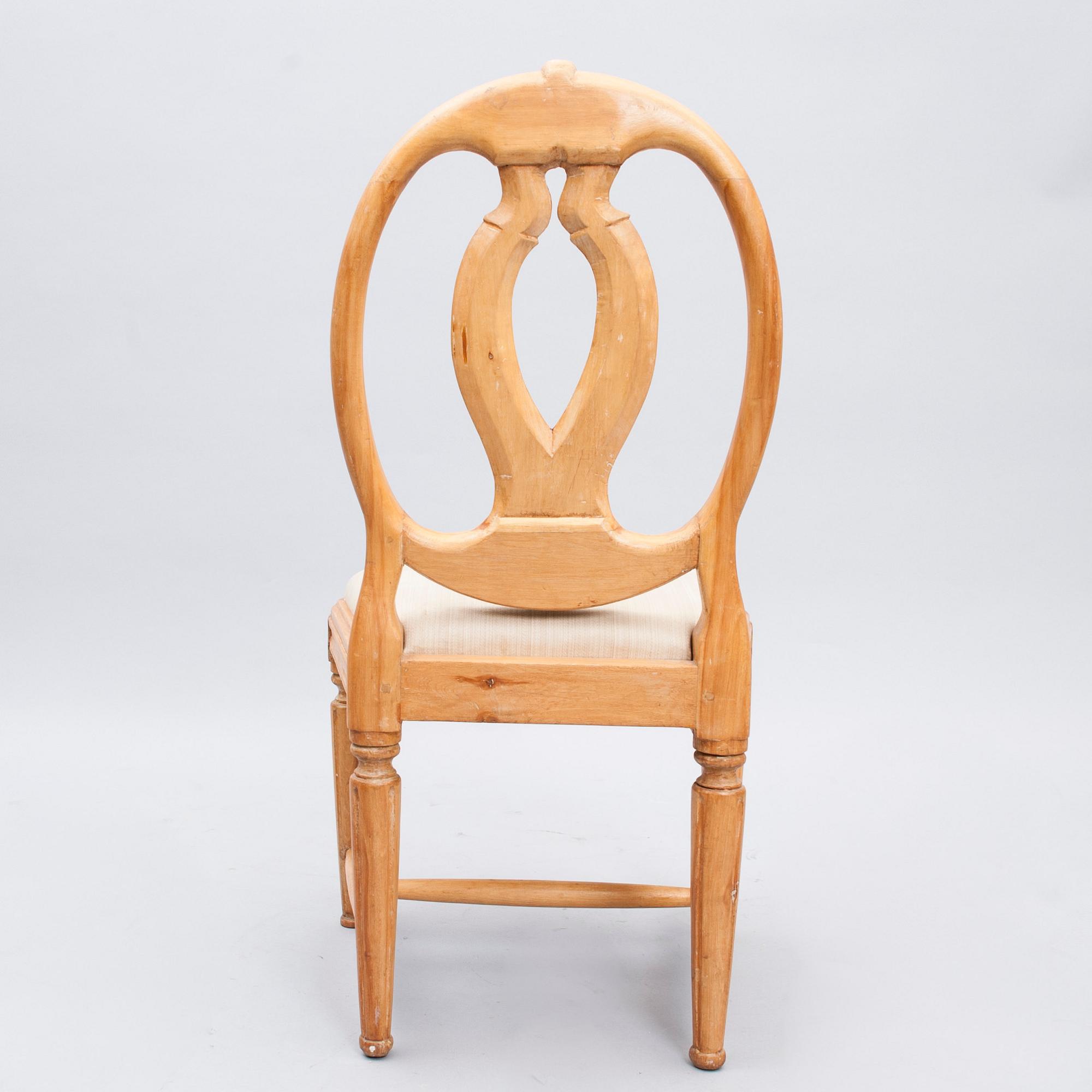 STOL, gustaviansk, sekelskiftet 1700/ 1800.