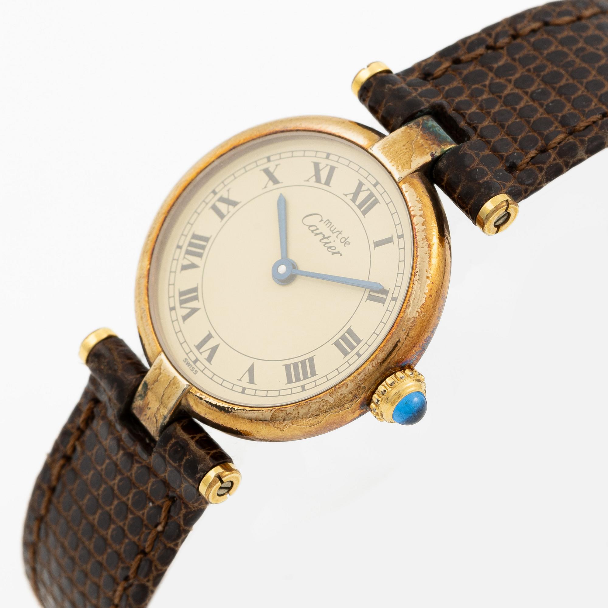 must de Cartier, VLC, wristwatch, 24 mm,