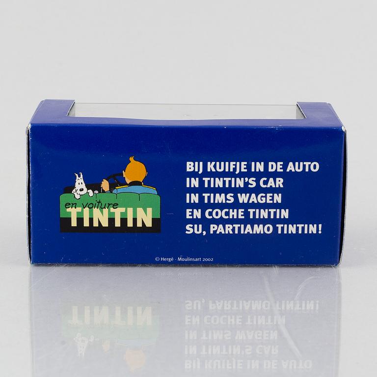 Toy cars, 56, Tintin, Hergé-Moulinsart.