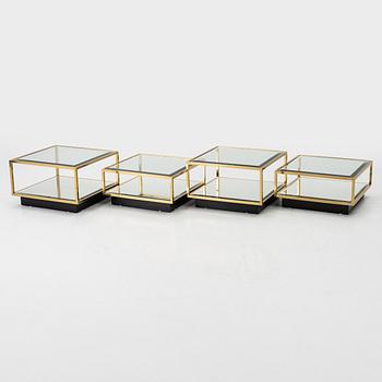 A four-piece 'Tortona' coffee table, Eichholtz, contemporary.