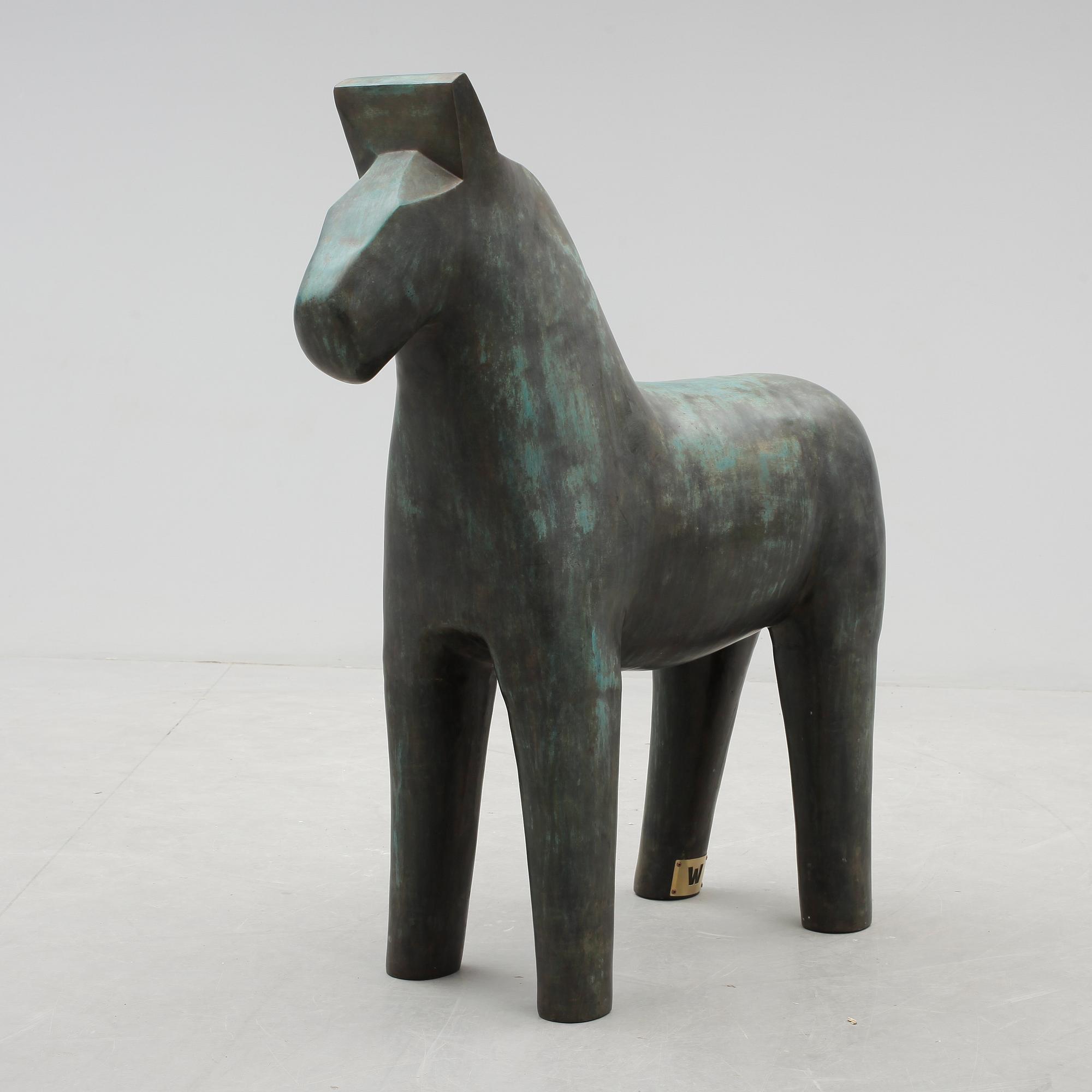 ANDREAS WARGENBRANT, skulptur, brons, skyltmärkt W, numrerad 14/50.