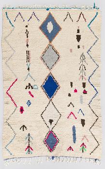 Rug, Morocco. Approx. 243 x 160 cm.