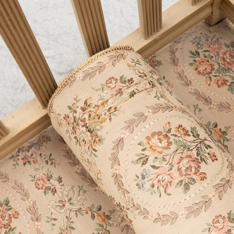 Soffa, sengustaviansk, 1700-talets slut.