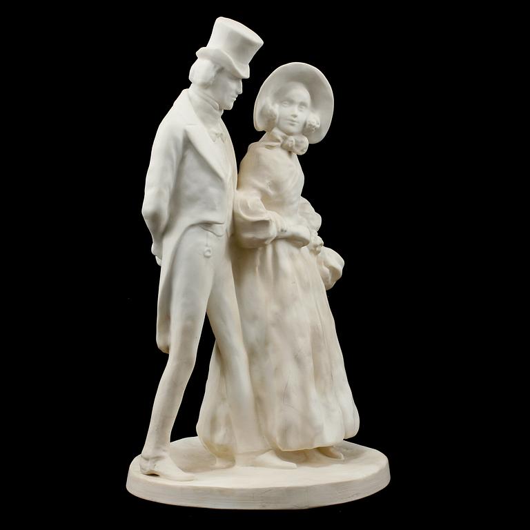 FIGURIN, parian, Ruth Milles, Gustafsberg, 1914.