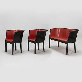 Otto Korhonen, a 1930's 3-piece sofa suite for O.Y. Huonekalu- ja Rakennustyötehdas A.B.