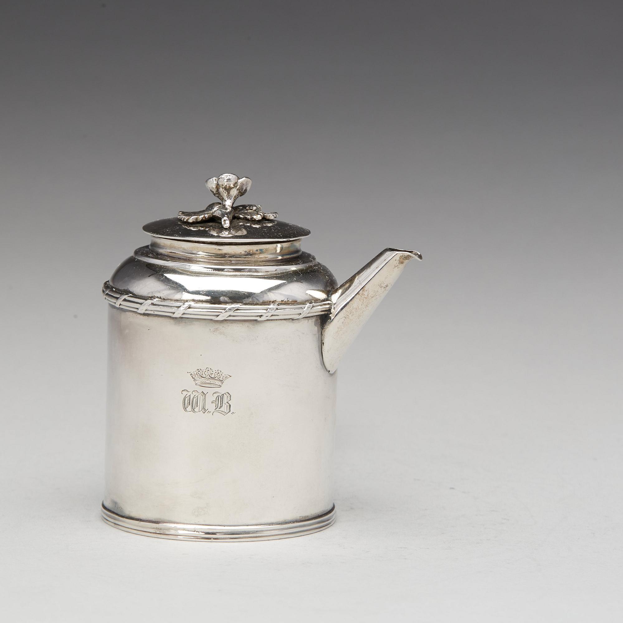 Jonas Thomasson Ronander, mjölkkanna, silver Stockholm 1769. Gustaviansk.