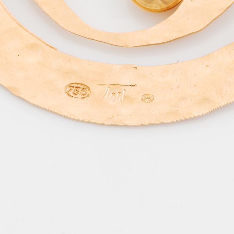 Tapio Wirkkala, hänge, "äpple", 18K guld.