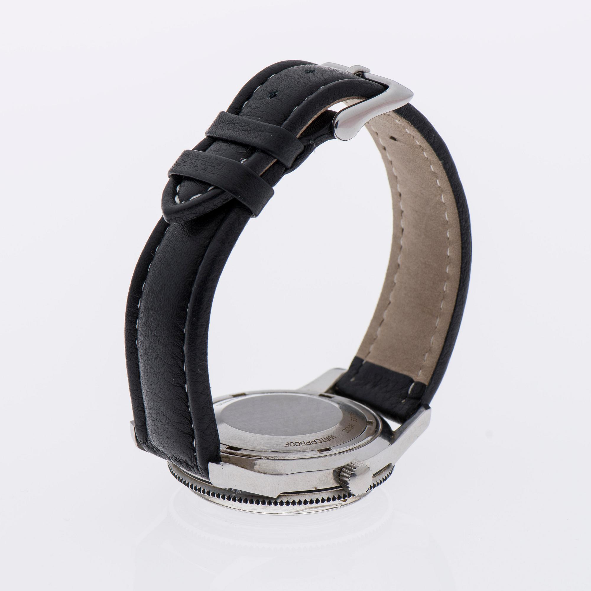 ARMBANDSUR, herr, Exactus Automatic, stål, 1960-70-tal.