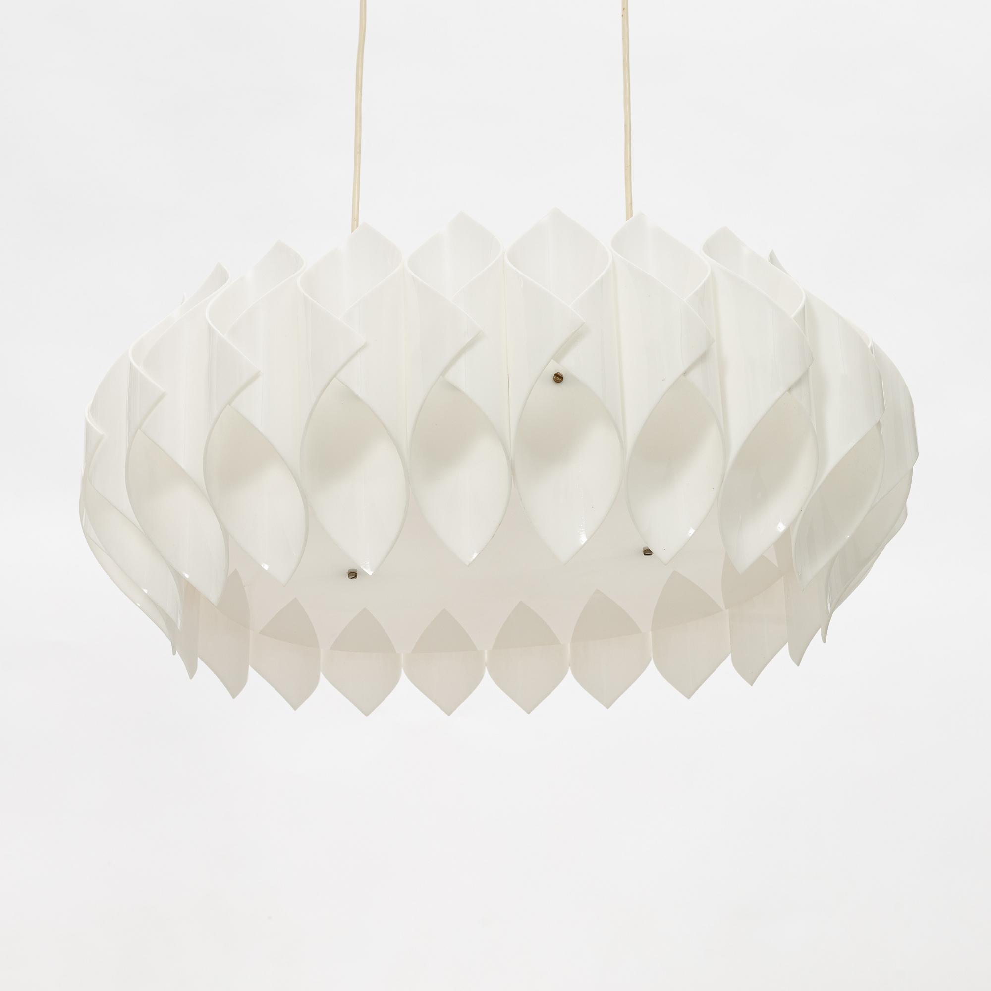 Hannelore Dreutler, taklampa, "Pyrola", Ateljé Lyktan, 1960/70-tal.