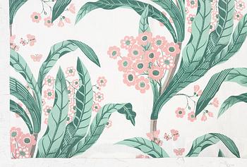 Josef Frank, Curtain, "Delhi", Svenskt Tenn.