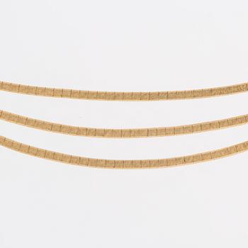 COLLIER 18K guld, 38 g.