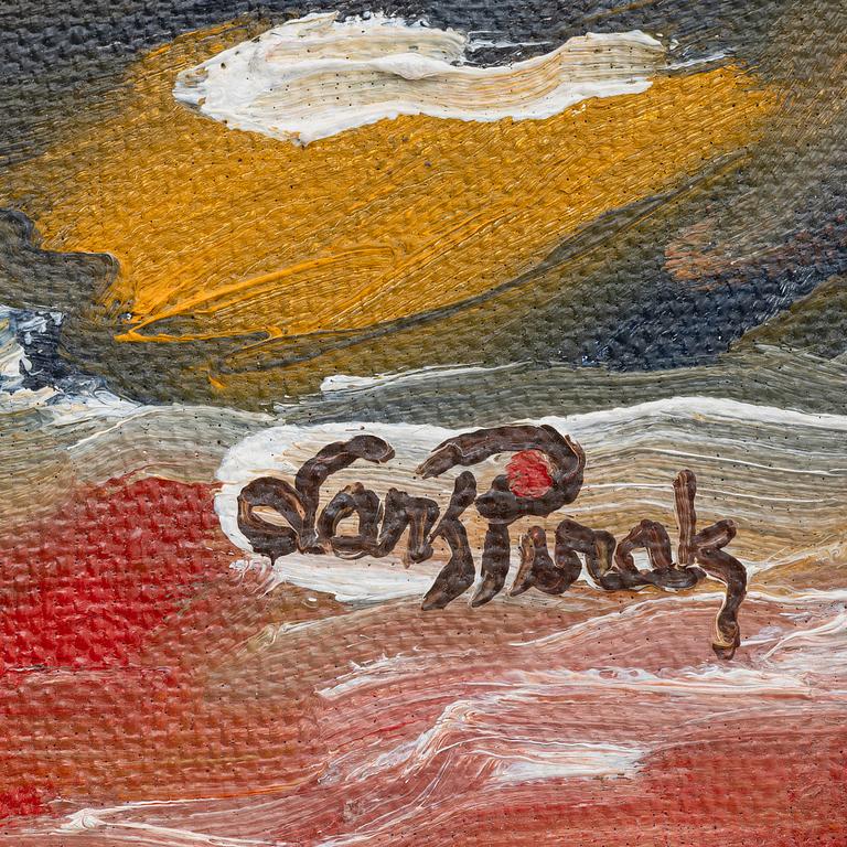 Lars Pirak, Mountain landscape.