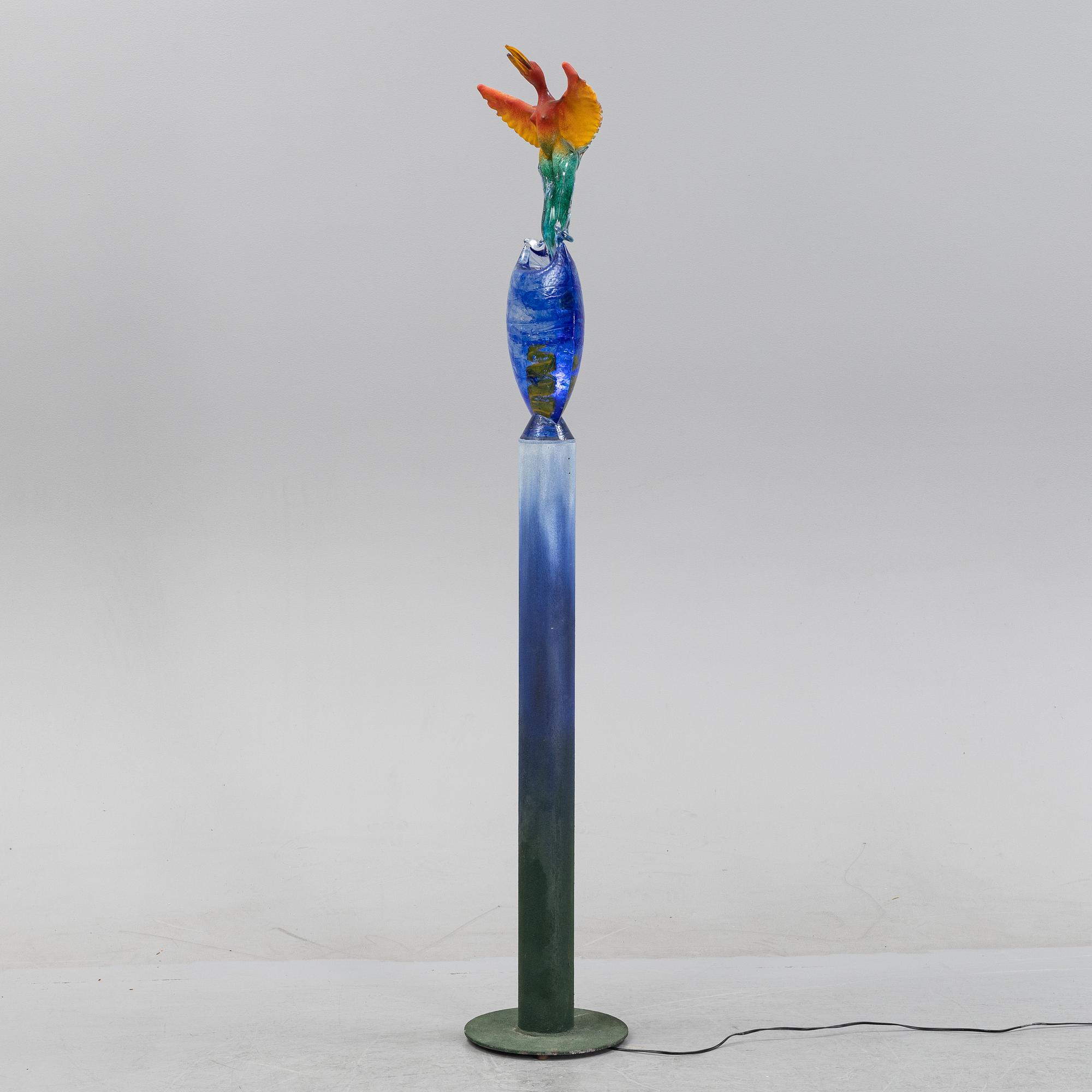 Kjell Engman, a unique glass sculpture, Kosta Boda, Sweden.