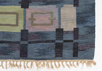 Judith Johansson, a carpet, "Spise hall", flat weave, c 284 x 203 cm, signerd JJ.