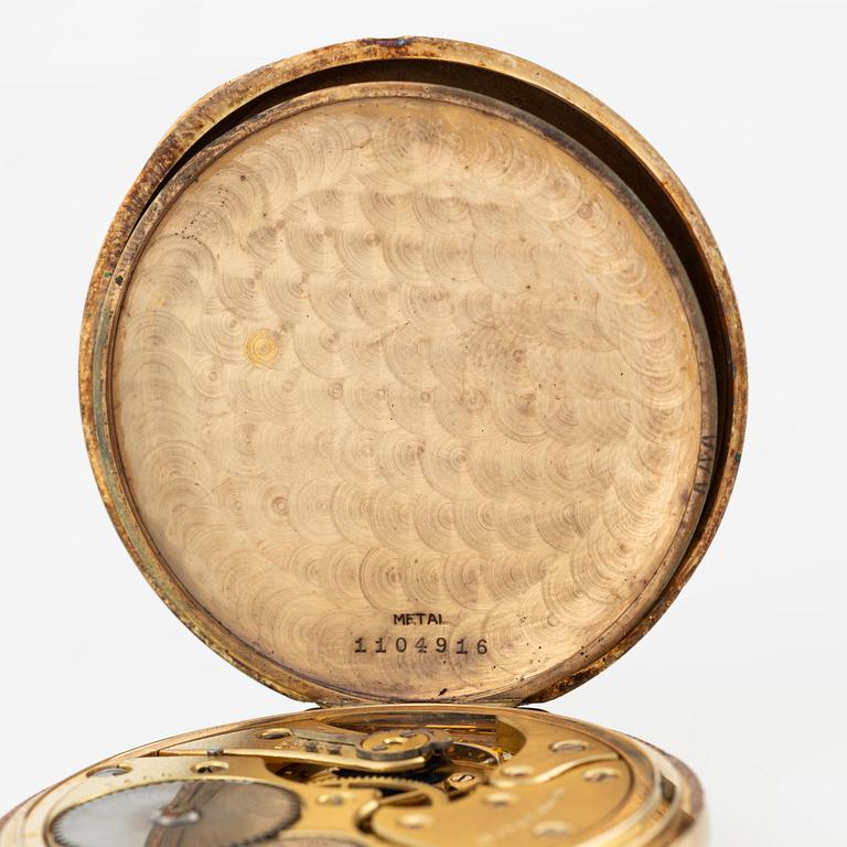 Record, pocket watch, hunter-case, 50 mm.