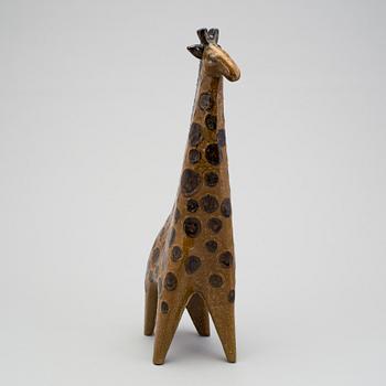 LISA LARSON, a stoneware Giraffe, Gustavsberg, designed 1957.