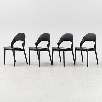 A set of four 'Sana' chairs by Monica Förster for Zanat, 2018.