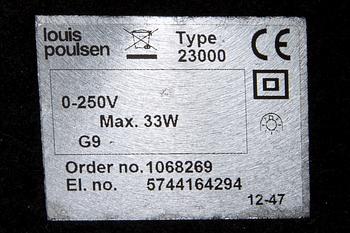 TABLE LAMP , "PH 2/1", Poul Henningsen, Louis Poulsen, Denmark.