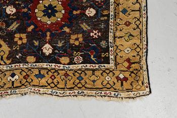 A carpet, fragment, an antique Karabagh 18th century, ca 293-300,5 x 202,5-205,5 cm.