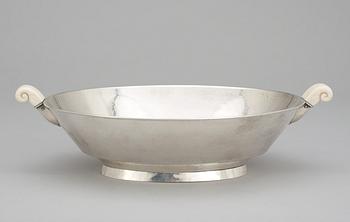 371. A Norwegian silver bowl imported by E.O.Möller, Malmö 1931.