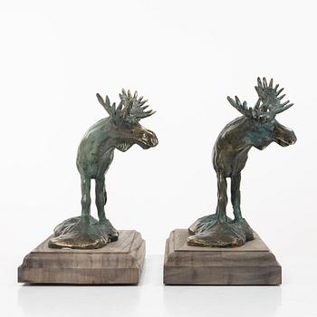 Torbjörn Forsberg, Moose bulls, 2 pcs.