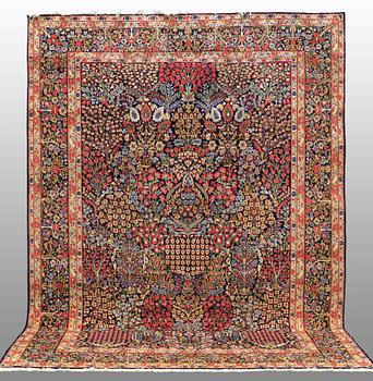 A carpet, Kerman, around  408 x 300 cm.