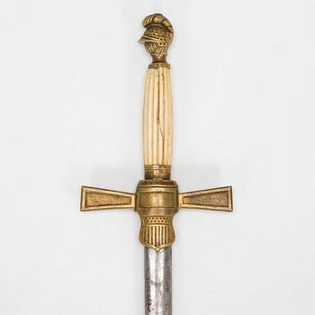 Ceremonial sword, American, early 20th century.
